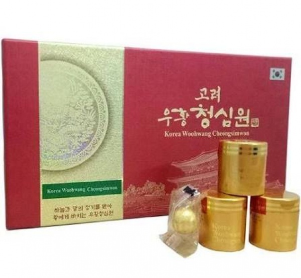 An Cung Ngưu Bio Apgold Woohwang Cheongsimwon Hàn Quốc Hộp 10 Viên